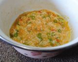 Foto langkah ke 2 dari resep Bubur Udang Buncis (MPASI 6 bulan pertama minggu kedua).