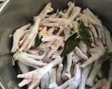 Foto del paso 3 de la receta: Caldo de patitas de pollo