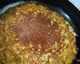 A picture of step 4 of Indo chinese omelette.