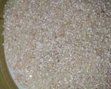 A picture of step 1 of Milk pap.