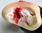 A picture of step 8 of Raspberry Mochi.