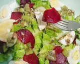 Foto langkah ke 3 dari resep Salad sayur dengan bit panggang.