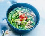Hình bước làm 4 của món Ếch Nấu Măng Chua