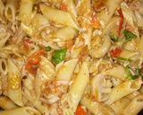 Foto langkah ke 6 dari resep Spicy Tuna Pasta with Mushroom.
