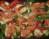 Foto del paso 3 de la receta Patatas asadas en microondas con verduras agridulces