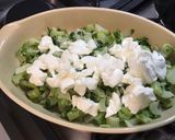 Une image de l'étape 7 de Flan de côtes de chou fleur à la mozzarella di buffala et chapelure épicée.