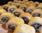 Foto del paso 8 de la receta: Sushi con carne posta rosada en panko