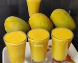 A picture of step 6 of Mango Milkshake.