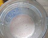 Foto langkah ke 8 dari resep Unicorn Pudding Cake with Vla Strawberry.
