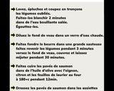 Une image de l'étape 1 de Pavés de saumon aux légumes oubliés.