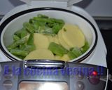 Foto del paso 2 de la receta Judías verdes con patatas al vapor Multicook Pro
