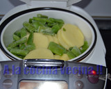 Foto del paso 2 de la receta: Judías verdes con patatas al vapor Multicook Pro