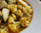 Foto del paso 10 de la receta: Guiso de bacalao y coliflor con patatas y espinacas