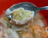 Foto langkah ke 3 dari resep Pangsit rebus udang.