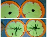 Foto langkah ke 8 dari resep Bolu Kukus Semangka Ala-Ala (1 Telur, SP, No Soda).
