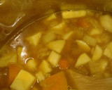A picture of step 2 of Red Lentils and squash soup.