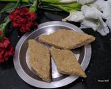 A picture of step 6 of Peanut Katli👌.