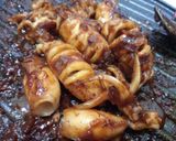 Foto langkah ke 6 dari resep 39. Cumi-cumi bakar pedas manis.