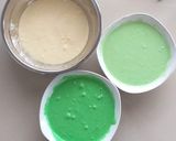 Foto langkah ke 4 dari resep Bolu lapis kukus pandan.