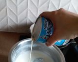 A picture of step 3 of Button Rasmalai.