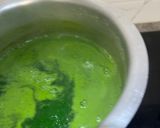 Gambar langkah 4 resipi Puding Pandan Sirap Santan.