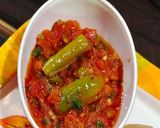 A picture of step 5 of Tamatar ki chutney.