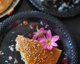 A picture of step 14 of Dilkush or sweet bread with coconut and tutti frutti filling.