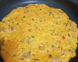 عکس مرحله 2 از دستور پنکیک سبزیجات😋شام فوری