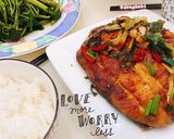 Hình bước làm 4 của món Cá Thu Một Nắng Rán Sốt Mắm Gừng Đường 🐟🍚