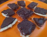 A picture of step 7 of Chocolate Burfi.