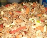 A picture of step 8 of Pauper's Fried Brown Rice.