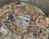 A picture of step 5 of Meat with dry whole spices.