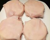 A picture of step 1 of Ham and cheese pie (veggie option if you want).
