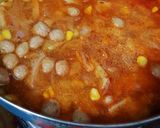 A picture of step 6 of Soupy macaroni and maggi masala.