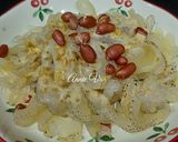 Hình bước làm 3 của món Sứa trộn sốt mè rang