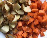 A picture of step 2 of Cozy Cream Chicken & Potato Soup with Black Eyed Pea Flour.