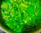 A picture of step 1 of Palak Paneer.
