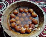 A picture of step 4 of Badami Bread Gulab Jamuns.