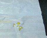 A picture of step 4 of Kaju Katli.