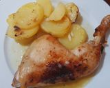 Foto del paso 7 de la receta Muslos de pollo con patatas en salsa de licor 43