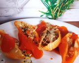 Une image de l'étape 6 de Conchiglionis farcis au boeuf.