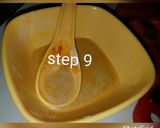 A picture of step 10 of Sakwarah rolls with my special ketchup soup.