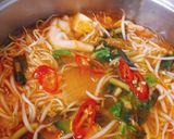 Hình bước làm 2 của món Canh kim chi giá đỗ