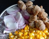 A picture of step 1 of Shortcut Soya Chunks Biryani.