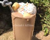 A picture of step 8 of Banana and chocolate smoothie.