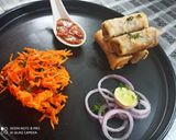 A picture of step 7 of Veg spring rolls.