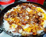 A picture of step 6 of Navrattan Pulao.