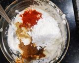 A picture of step 4 of Makhana Dahi Vada.