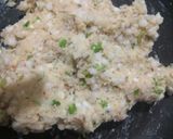 A picture of step 3 of Sabudana paratha.