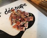 Une image de l'étape 3 de Flan d endives caramélisées à la ricotta,lomo corse et sirop d’érable.